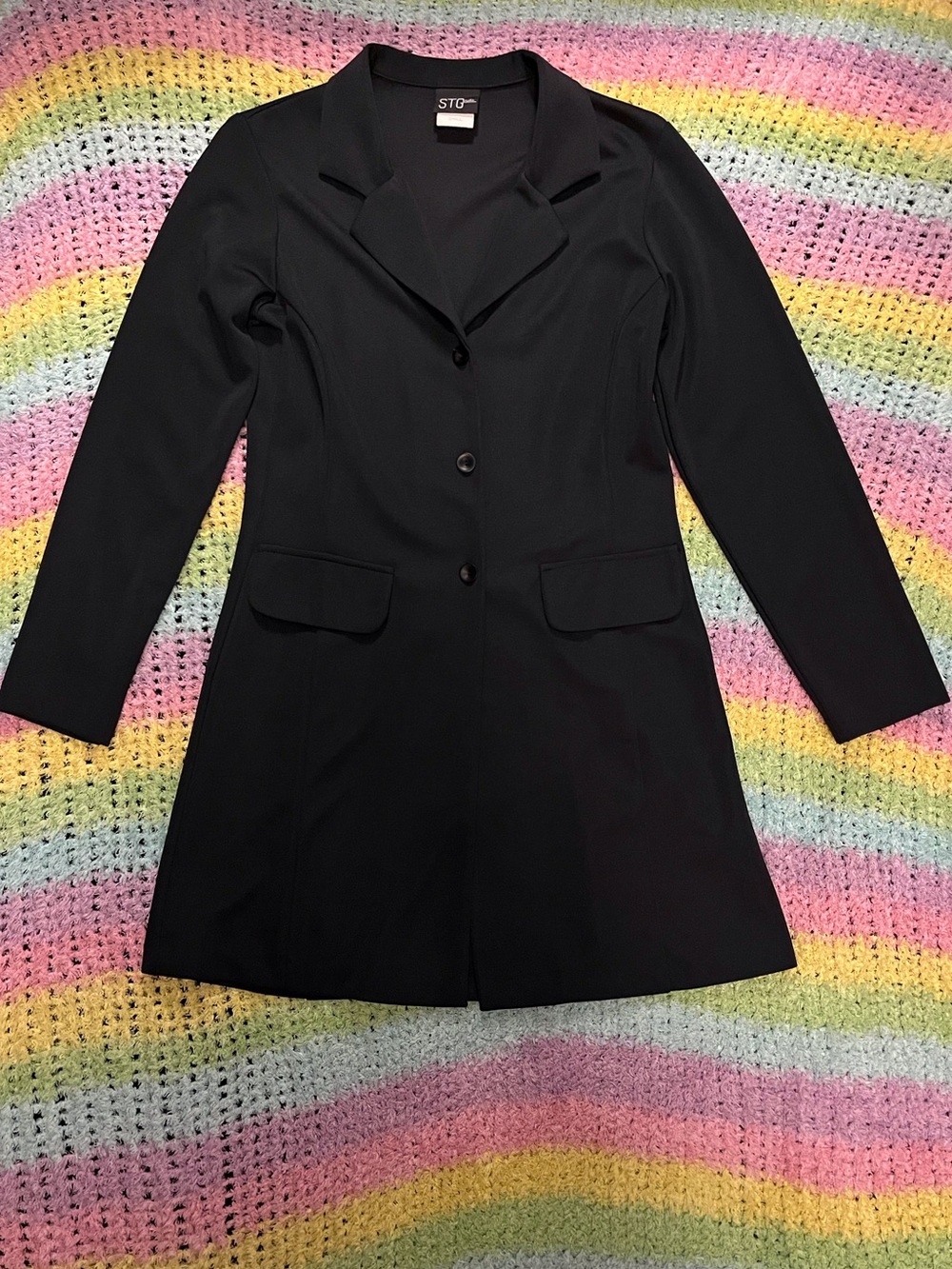 Long black blazer